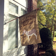 Load image into Gallery viewer, Australian Teamster Donkey Welcome Flag Canvas House Size CK6790CHF