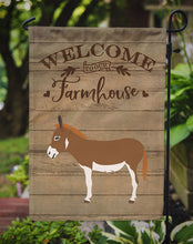Load image into Gallery viewer, Miniature Mediterranian Donkey Welcome Garden Flag – Decorative Outdoor Yard Flag CK6791GF