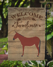 Load image into Gallery viewer, Hinny Horse Donkey Welcome Garden Flag – Decorative Outdoor Yard Flag CK6794GF