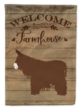 Load image into Gallery viewer, Poitou Poiteuin Donkey Welcome Flag Canvas House Size CK6796CHF