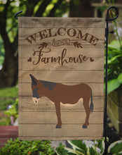 Load image into Gallery viewer, Zamorano-Leones Donkey Welcome Garden Flag – Decorative Outdoor Yard Flag CK6797GF