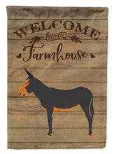 Load image into Gallery viewer, Catalan Donkey Welcome Flag Canvas House Size CK6799CHF