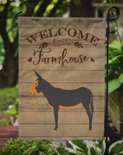Load image into Gallery viewer, Catalan Donkey Welcome Garden Flag – Decorative Outdoor Yard Flag CK6799GF