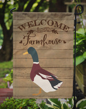 Load image into Gallery viewer, Rouen Duck Welcome Garden Flag – Decorative Outdoor Yard Flag CK6800GF
