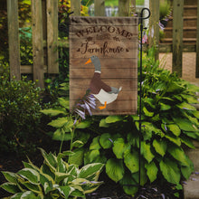 Load image into Gallery viewer, Saxony Sachsenente Duck Welcome Garden Flag – Decorative Outdoor Yard Flag CK6807GF