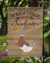 Load image into Gallery viewer, Saxony Sachsenente Duck Welcome Garden Flag – Decorative Outdoor Yard Flag CK6807GF