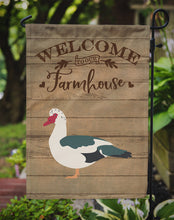 Load image into Gallery viewer, Muscovy Duck Welcome Garden Flag – Decorative Outdoor Yard Flag CK6808GF