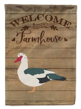 Load image into Gallery viewer, Muscovy Duck Welcome Garden Flag – Decorative Outdoor Yard Flag CK6808GF