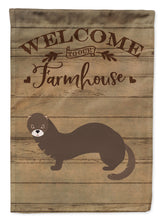 Load image into Gallery viewer, Russian or European Mink Welcome Flag Canvas House Size CK6812CHF