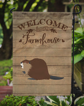 Load image into Gallery viewer, Eurasian Beaver Welcome Garden Flag – Decorative Outdoor Yard Flag CK6817GF