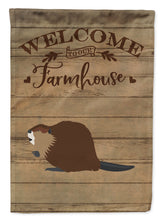 Load image into Gallery viewer, Eurasian Beaver Welcome Garden Flag – Decorative Outdoor Yard Flag CK6817GF
