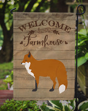 Load image into Gallery viewer, Red Fox Welcome Garden Flag – Decorative Outdoor Yard Flag CK6820GF