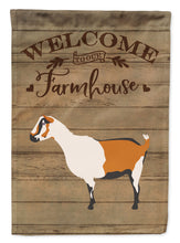 Load image into Gallery viewer, Alpine Goat Welcome Flag Canvas House Size CK6824CHF