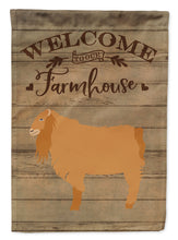 Load image into Gallery viewer, American Lamancha Goat Welcome Flag Canvas House Size CK6829CHF