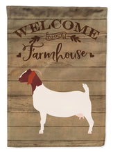 Load image into Gallery viewer, Boer Goat Welcome Garden Flag – Decorative Outdoor Yard Flag CK6830GF