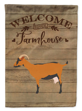 Load image into Gallery viewer, Oberhasli Goat Welcome Flag Canvas House Size CK6832CHF