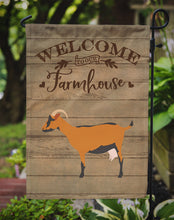 Load image into Gallery viewer, Oberhasli Goat Welcome Garden Flag – Decorative Outdoor Yard Flag CK6832GF