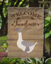 Load image into Gallery viewer, Buff Grey Back Goose Welcome Garden Flag – Decorative Outdoor Yard Flag CK6845GF