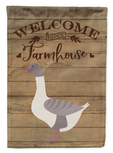 Load image into Gallery viewer, Buff Grey Back Goose Welcome Garden Flag – Decorative Outdoor Yard Flag CK6845GF