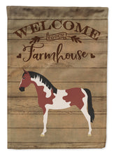 Load image into Gallery viewer, Pinto Horse Welcome Garden Flag – Decorative Outdoor Yard Flag CK6851GF