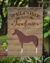 Load image into Gallery viewer, English Thoroughbred Horse Welcome Garden Flag – Decorative Outdoor Yard Flag CK6857GF