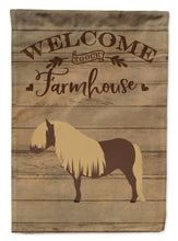 Load image into Gallery viewer, Shetland Pony Horse Welcome Garden Flag – Decorative Outdoor Yard Flag CK6858GF
