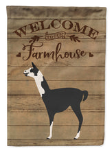 Load image into Gallery viewer, Llama Q' Ara Welcome Flag Canvas House Size CK6862CHF