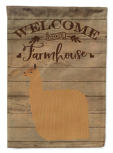 Load image into Gallery viewer, Alpaca Suri Welcome Flag Canvas House Size CK6864CHF