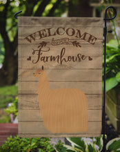Load image into Gallery viewer, Alpaca Suri Welcome Garden Flag – Decorative Outdoor Yard Flag CK6864GF