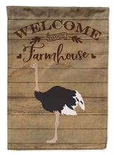 Load image into Gallery viewer, Common Ostrich Welcome Flag Canvas House Size CK6868CHF