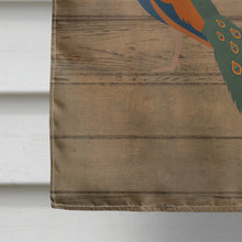 Load image into Gallery viewer, Indian Peacock Peafowl Welcome Flag Canvas House Size CK6869CHF