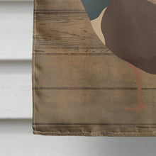 Load image into Gallery viewer, Indian Peahen Peafowl Welcome Flag Canvas House Size CK6871CHF
