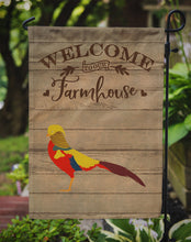 Load image into Gallery viewer, Golden or Chinese Pheasant Welcome Garden Flag – Decorative Outdoor Yard Flag CK6872GF
