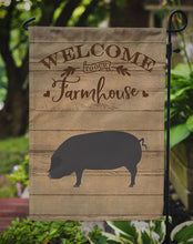 Load image into Gallery viewer, Devon Large Black Pig Welcome Garden Flag – Decorative Outdoor Yard Flag CK6875GF