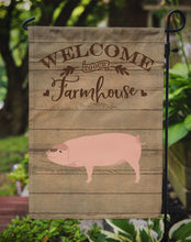 Load image into Gallery viewer, American Landrace Pig Welcome Garden Flag – Decorative Outdoor Yard Flag CK6876GF
