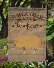 Load image into Gallery viewer, Hungarian Mangalica Pig Welcome Garden Flag – Decorative Outdoor Yard Flag CK6878GF