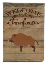 Load image into Gallery viewer, Wild Boar Pig Welcome Garden Flag – Decorative Outdoor Yard Flag CK6880GF