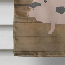 Load image into Gallery viewer, Gloucester Old Spot Pig Welcome Flag Canvas House Size CK6884CHF