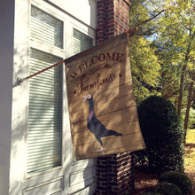Load image into Gallery viewer, English Carrier Pigeon Welcome Flag Canvas House Size CK6889CHF