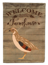 Load image into Gallery viewer, Golden Phoenix Quail Welcome Flag Canvas House Size CK6899CHF