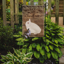 Load image into Gallery viewer, Hermelin Rabbit Welcome Garden Flag – Decorative Outdoor Yard Flag CK6908GF