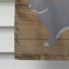 Load image into Gallery viewer, Giant Chinchilla Rabbit Welcome Flag Canvas House Size CK6910CHF