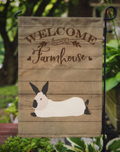 Load image into Gallery viewer, California White Rabbit Welcome Garden Flag – Decorative Outdoor Yard Flag CK6911GF