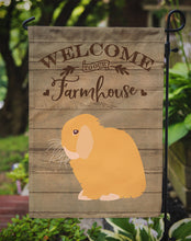 Load image into Gallery viewer, Holland Lop Rabbit Welcome Garden Flag – Decorative Outdoor Yard Flag CK6912GF
