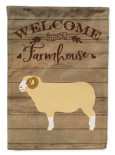 Load image into Gallery viewer, Horned Dorset Sheep Welcome Flag Canvas House Size CK6924CHF