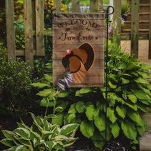 Load image into Gallery viewer, Bronze Turkey Welcome Garden Flag – Decorative Outdoor Yard Flag CK6930GF