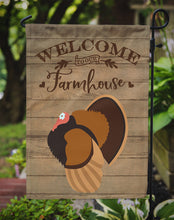 Load image into Gallery viewer, Bronze Turkey Welcome Garden Flag – Decorative Outdoor Yard Flag CK6930GF