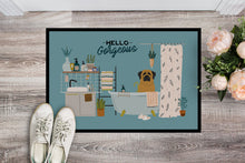 Load image into Gallery viewer, Mastiff in Bathtub Doormat - 18x27 Decorative Floor Mat – Indoor/Outdoor Rug with Artistic Flair CK7440MAT