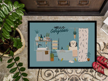 Load image into Gallery viewer, Lowchen in Bathtub Doormat - 24x36 Decorative Floor Mat – Indoor/Outdoor Rug with Artistic Flair CK7441JMAT