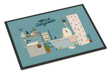 Load image into Gallery viewer, Samoyed in Bathtub Doormat - 24x36 Decorative Floor Mat – Indoor/Outdoor Rug with Artistic Flair CK7452JMAT